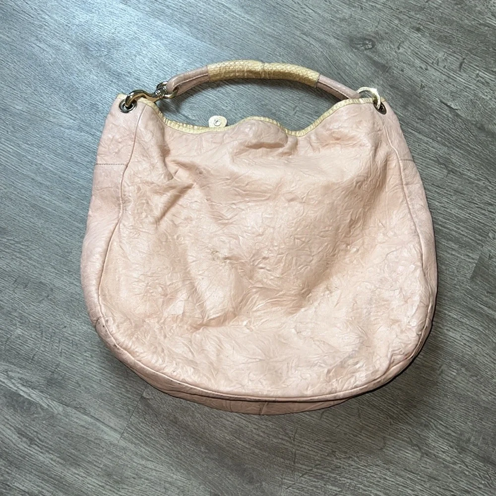 Jimmy Choo Pink Leather Handle Bag‎